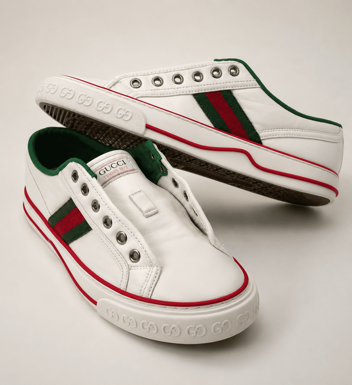Кеды Gucci, после реставрации