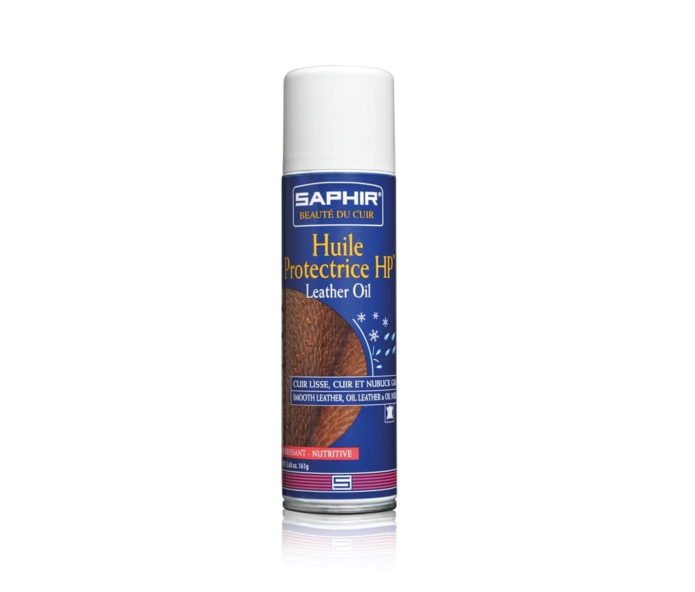 Пропитка-масло для турист. обуви и жированных кож Leather Oil Huile Nutritive, аэроз., 200мл.(бесцве