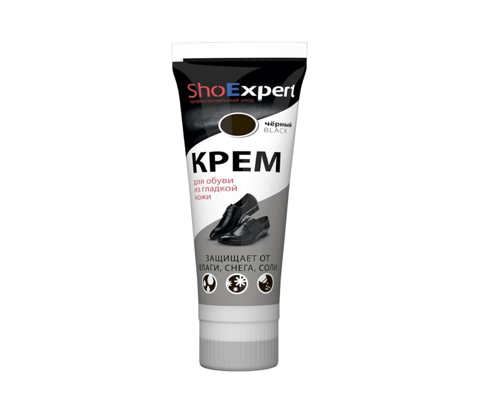 Крем SHOExpert, тюбик с губкой, 75 мл